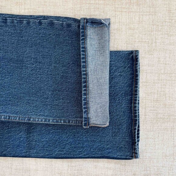 Abercrombie & Fitch Dark Marble Low Rise Baggy Jean size 25 Regular - Picture 9 of 14